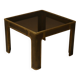 Table d'appoint brutaliste en bronze massif par Peter Van Heeck, Belgique, années 1970