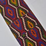 extra Long Vintage Oushak Kilim Rug sku 3759