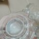 6 Reims glass candle holders