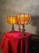 pair of vintage rattan table lamps by Louis Sognot 32x26 - 1950s-60s