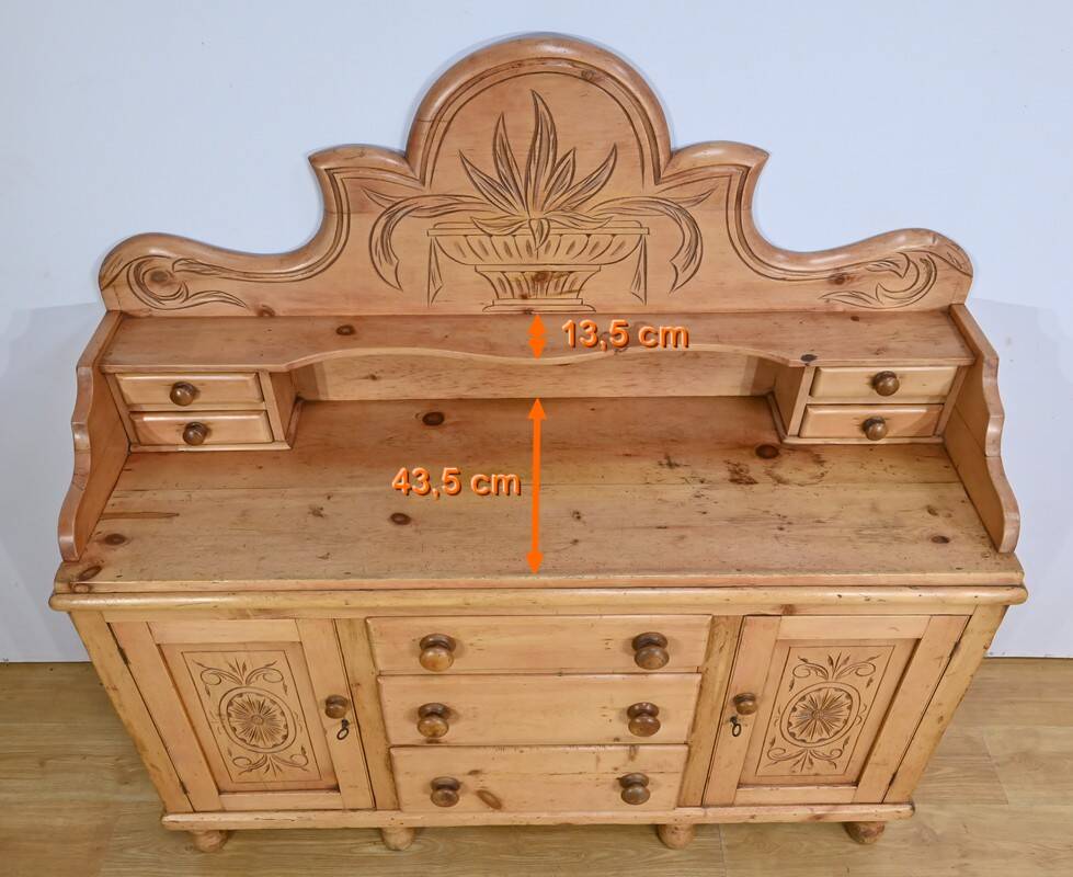 Pine Sideboard, Wales - 1920s