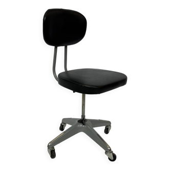 Mid Century Okamura Vintage Office Working Chair of 60's Design