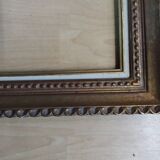 Montparnasse frame carved wood gilded leafing 40 cm x 30 cm