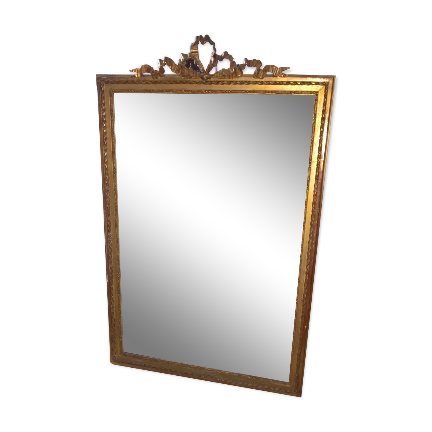 19th century golden mirror
