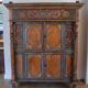 Large handcrafted Indonesian cabinet