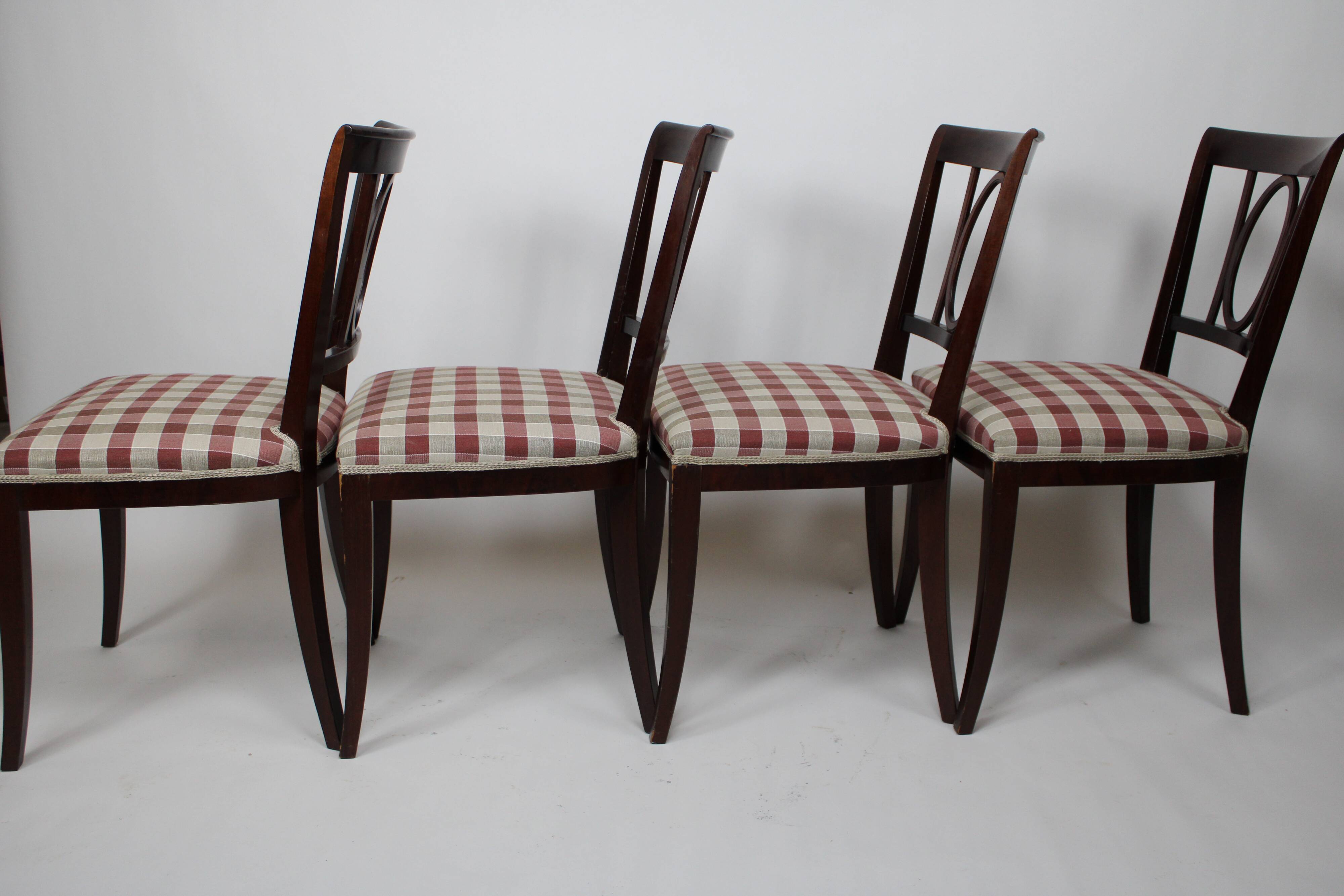 Chaise classique 1960 suède