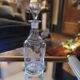 Engraved glass carafe – 1950s-60s