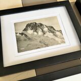 Lot de photographies et cartes postales de montagne