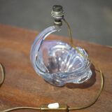 Pied de lampe en cristal
