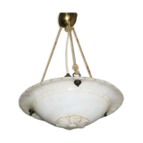 Alabaster pendant ceiling light, 1920