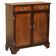 Vintage mahogany library in Art Deco style with two drawers.