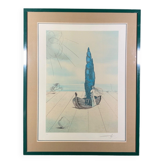 Lithograph Salvador Dali Appariton of my cousin Carolineta on the beach