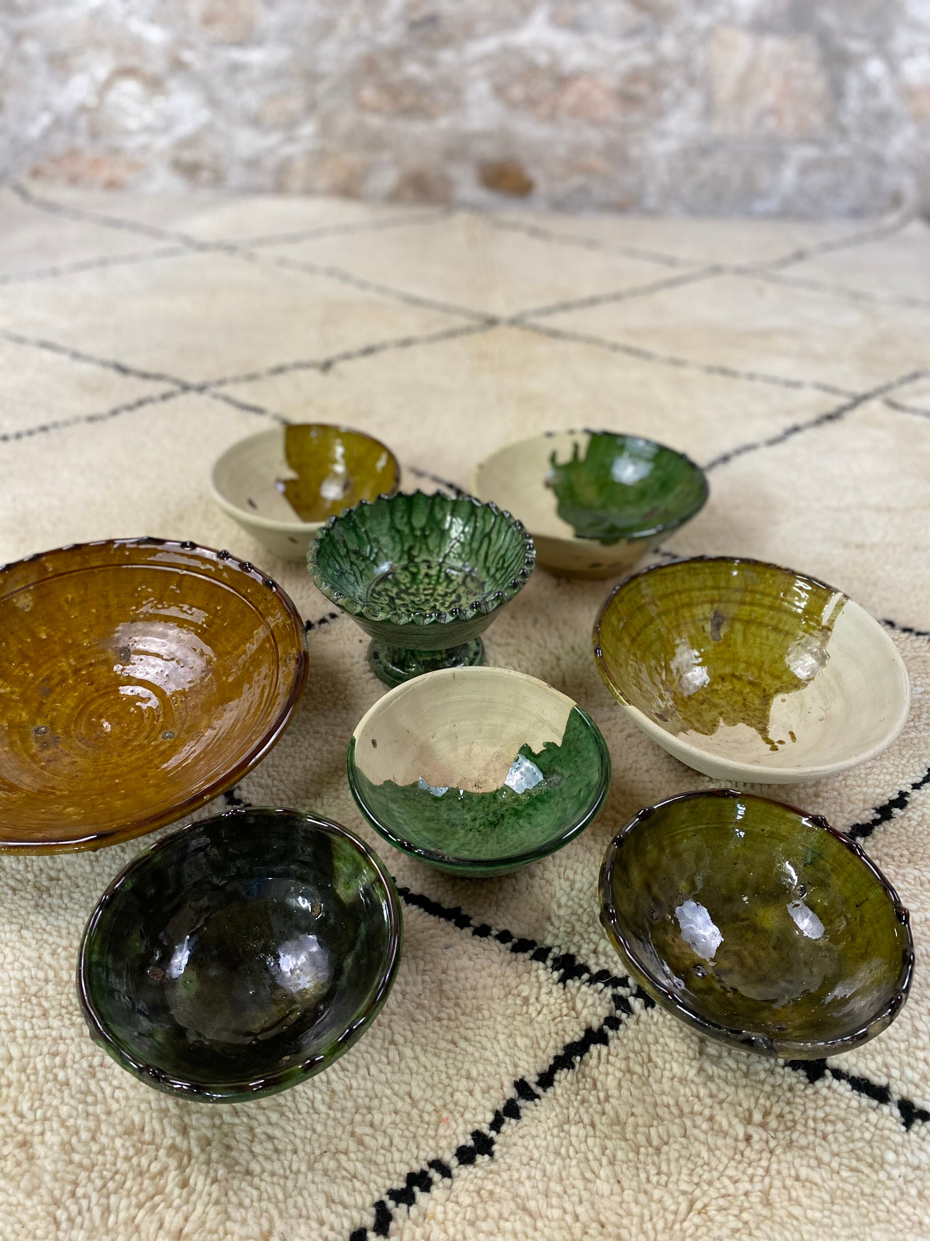 Glazed terracotta bowl