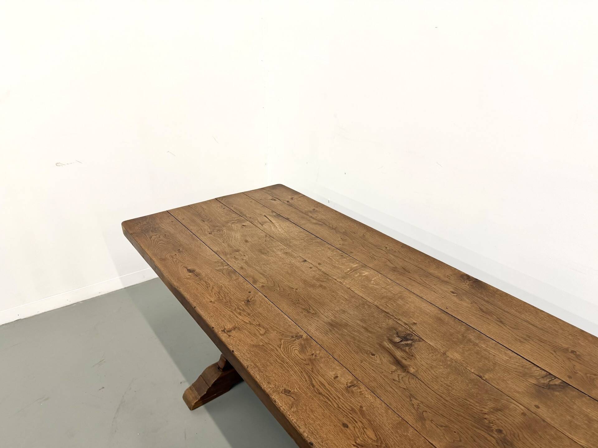 Table de monastère en chêne, circa 1900