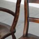 Set of 2 Antique English Oxford Dining/Kitchen Chairs