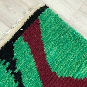 Handmade Berber rug, natural wool, 2.5x1.5 m