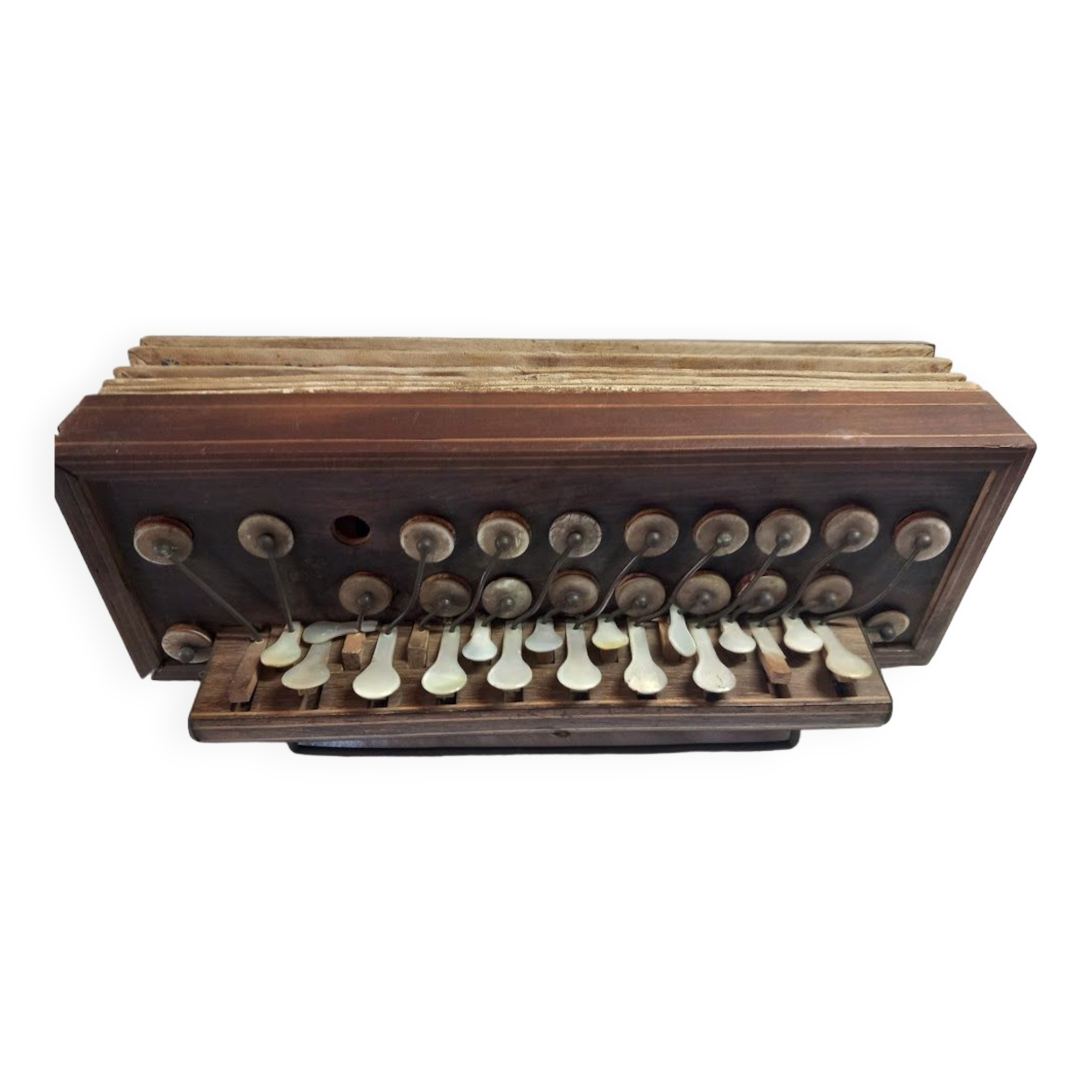 Romantic antique accordion