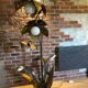 Lampadaire fleurs et plante lampe de plancher de fleur - design années 70