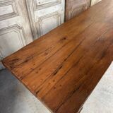 Solid oak kitchen dining room table