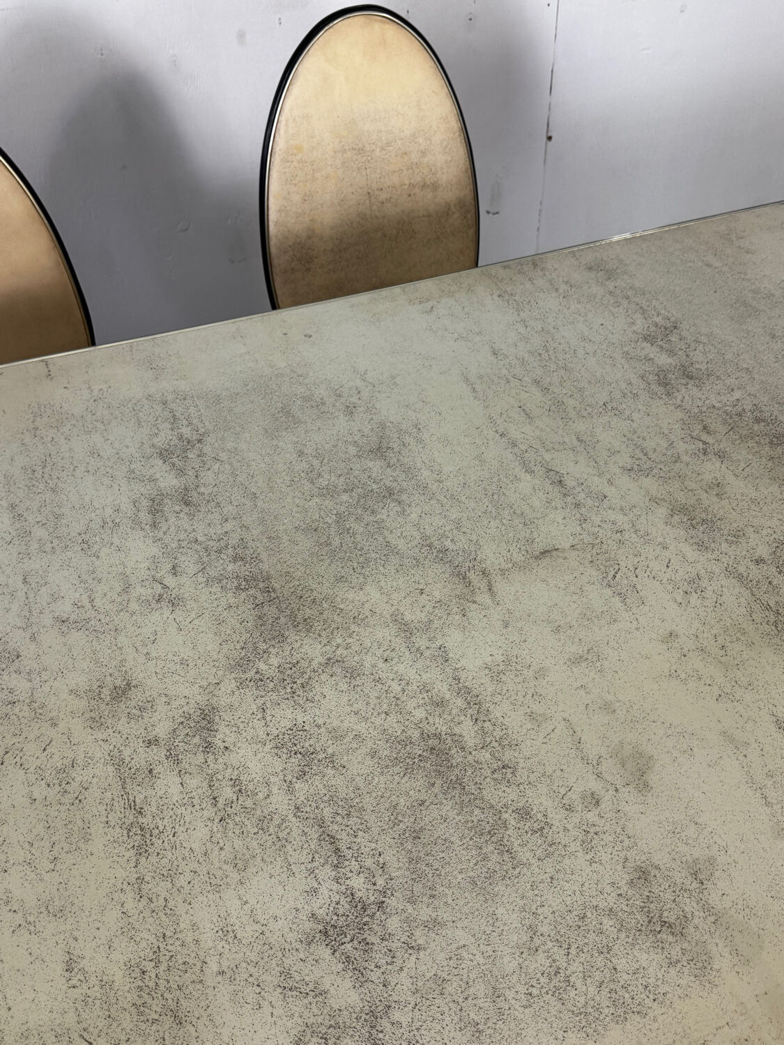 Italian Hollywood Regency Dining table and chairs by Mascagni, 1950s