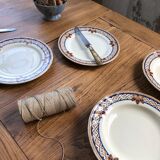 7 Creil Montereau plates