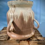 Varnished terracotta jar