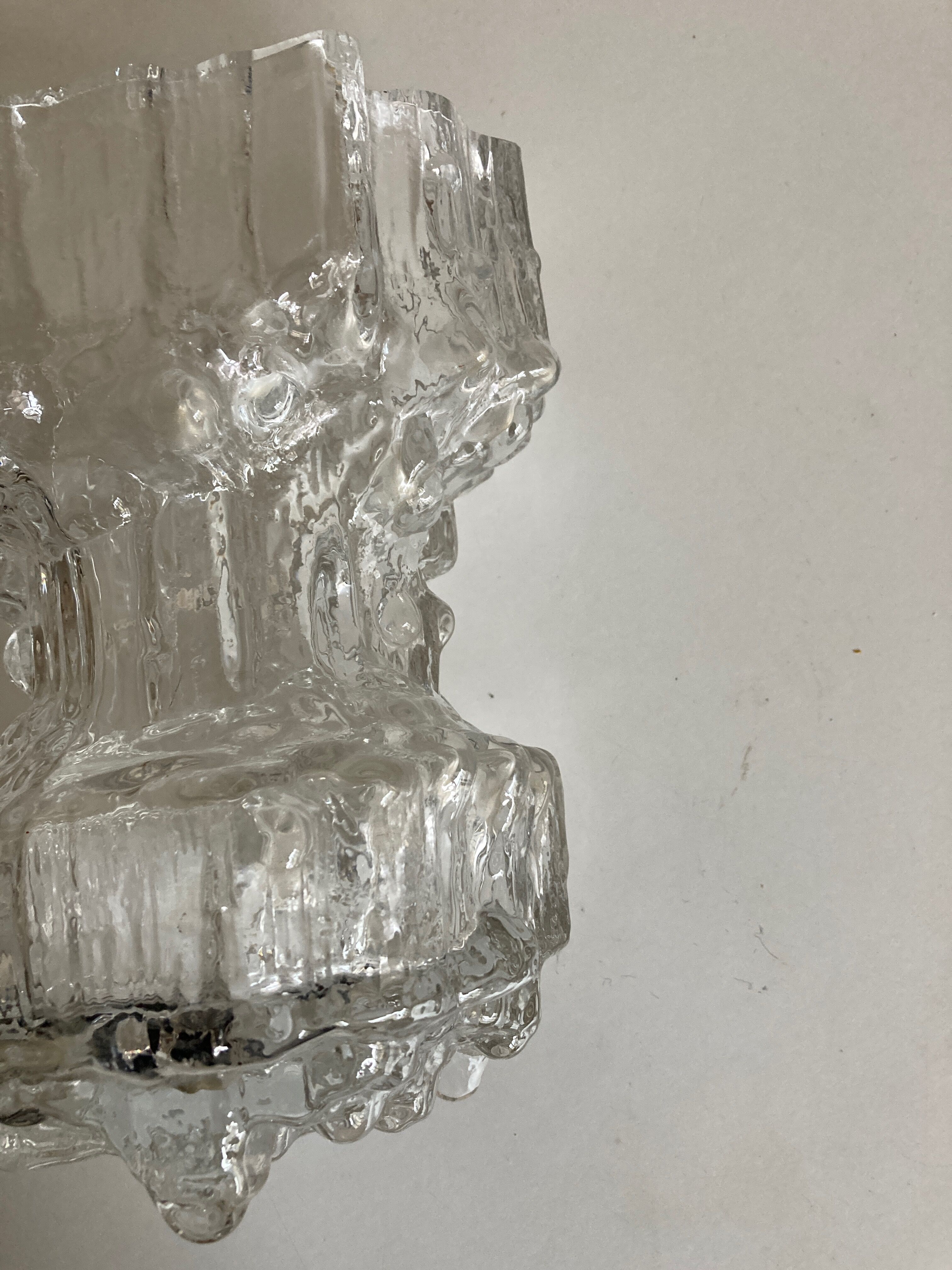 Ice vase by Tapio Wirkkala for Iittala 3432 Gerania 1971-1980 Scandinavian Finland