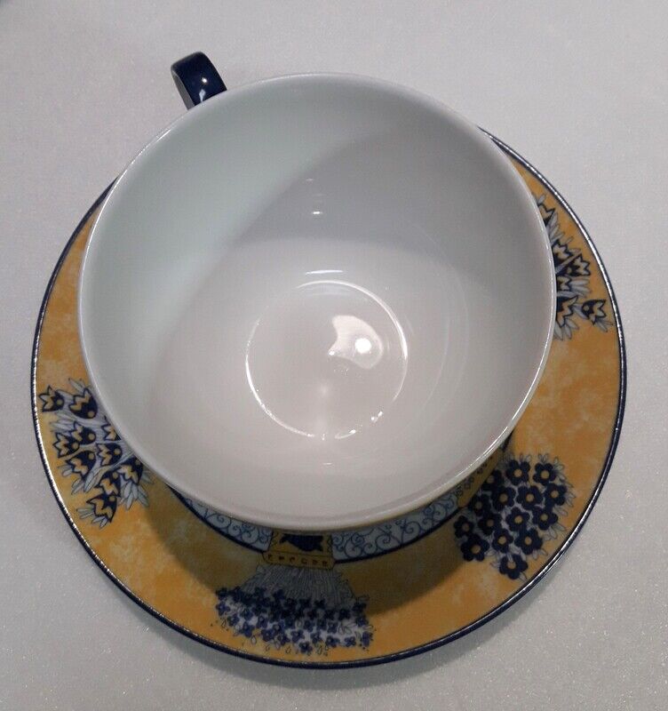 Cup saucer, breakfast Limoges porcelain of Sologne tea
