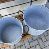 Set of 3 zinc basins
