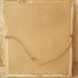 Old wooden and stucco mirror -- 49, 5 cm x 43, 5 cm
