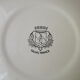 Set of 6 Cheese Plates in Salins Faïence "Marions Les"