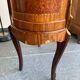 Commode galbée demi-lune en marqueterie – style Louis XV, fin XIXe siècle