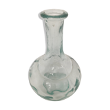 Glass art deco bottle