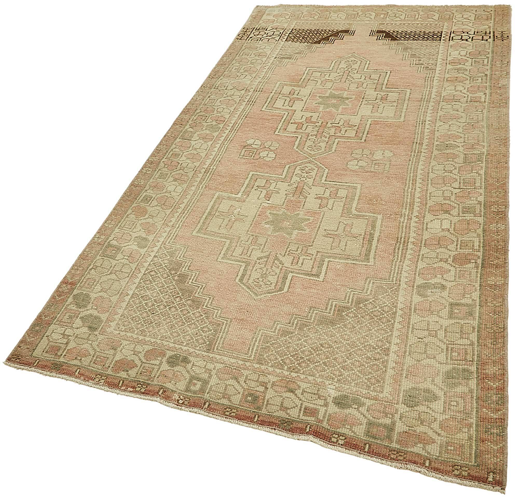 Turkish Vintage Anatolian Rug 121 cm x 250 cm