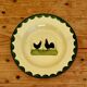 Zeller Keramik table set with hand-painted rooster and hen