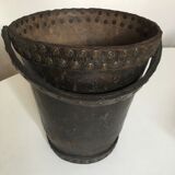 Brutalist studded leather bucket bucket 1920