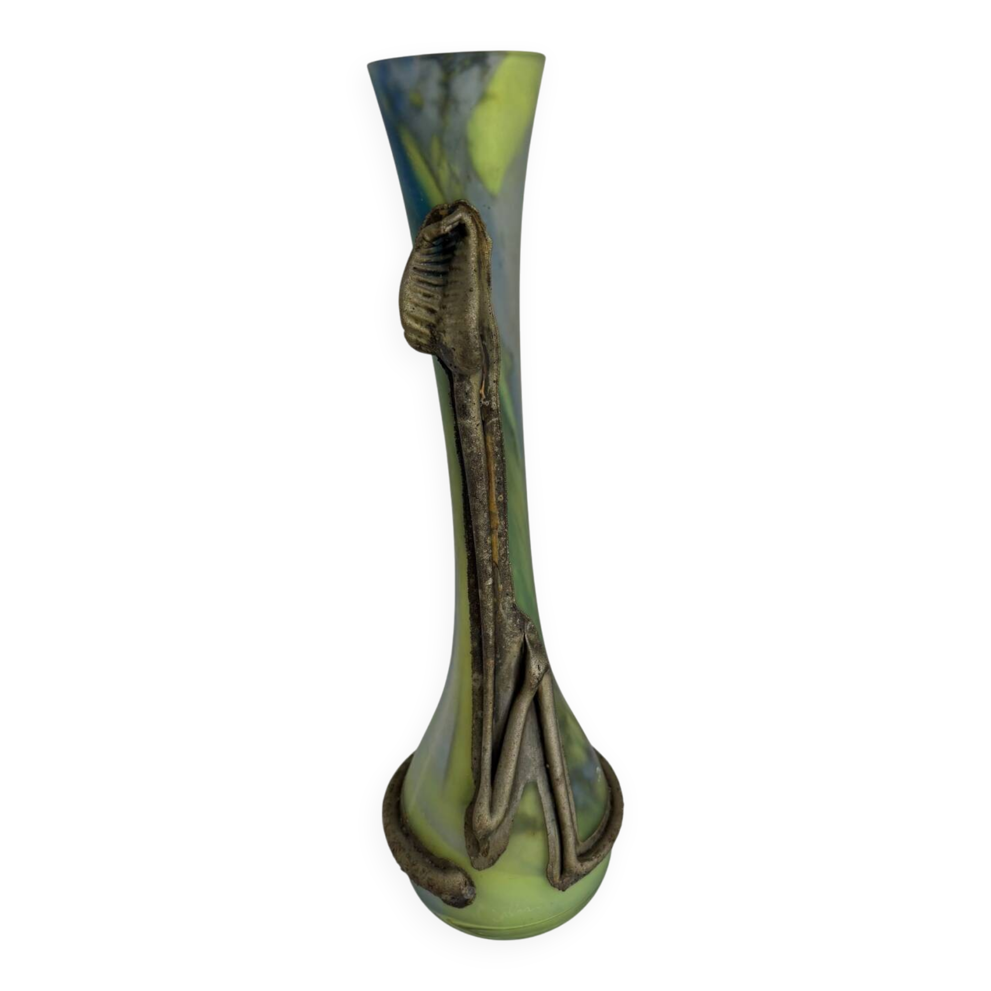 Large sculptural Brutalist vase – Florea SILVIU – 41 cm