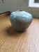 Blue free-form handmade vase