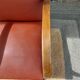 paire de fauteuils art déco, terracotta