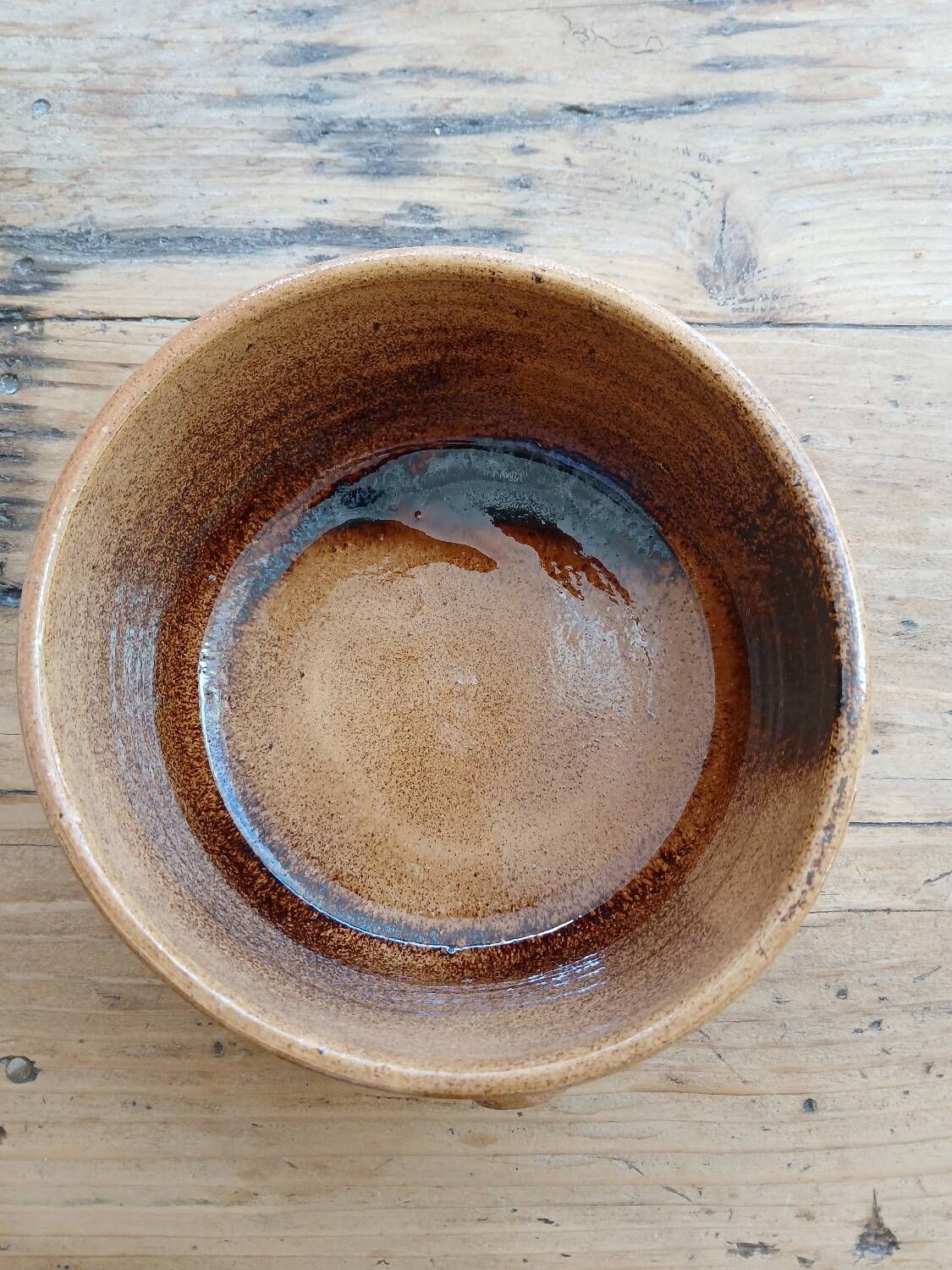 Vegetable salad bowl terracotta pottery