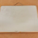 Golden barber mirror with chain, 30×40 cm