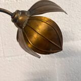 Applique fleur laiton