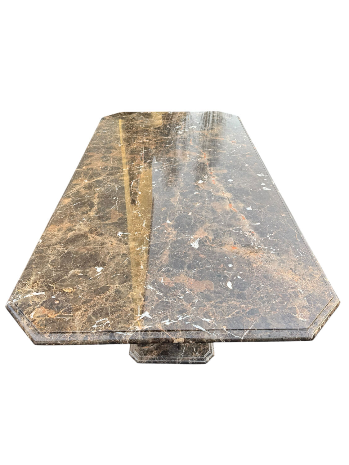 Exceptional marble table – Italian design, 1970s