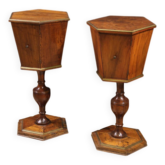 Pair of 19th century Italian side tables