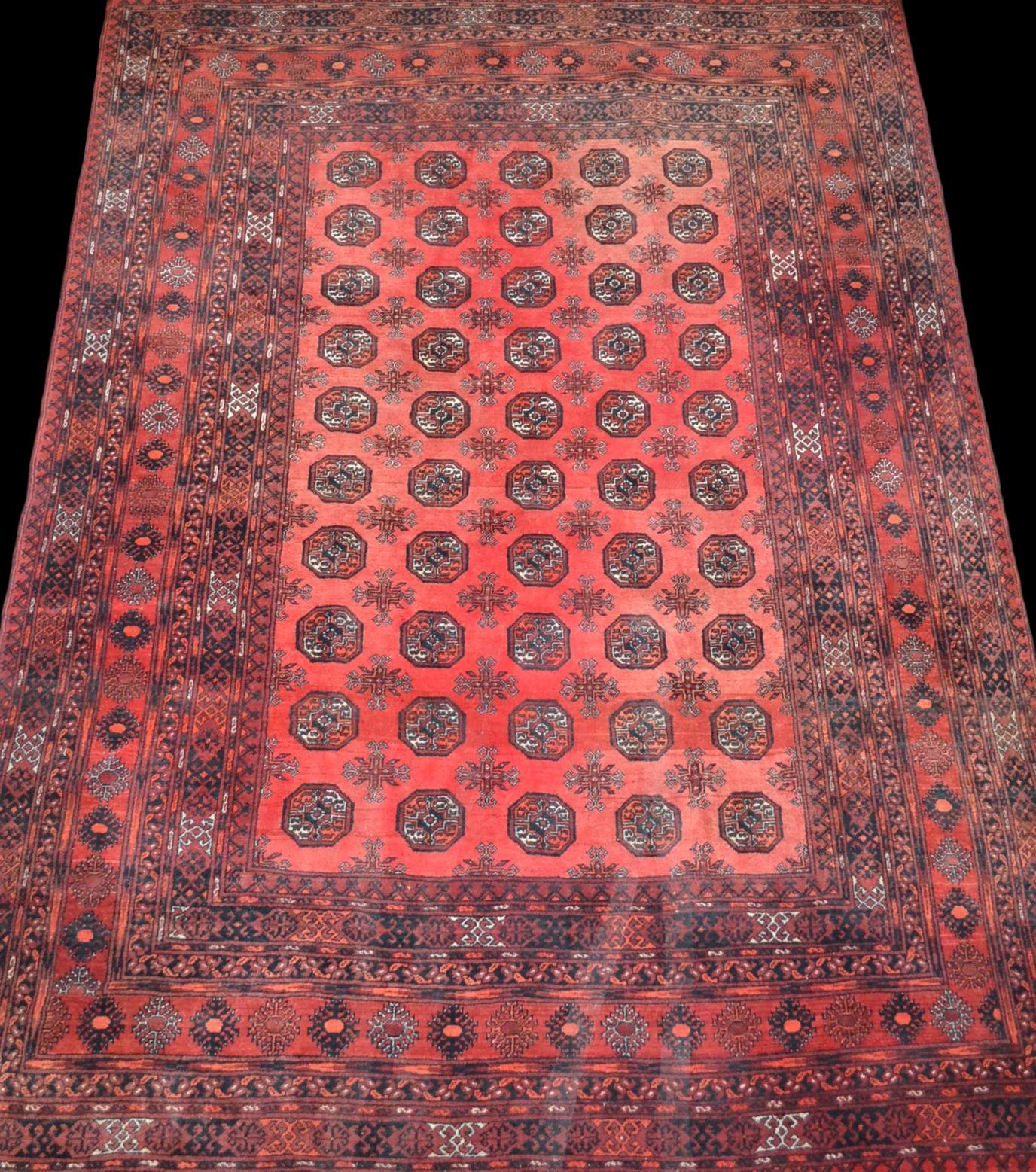 Tekké carpet, 205 cm x 280 cm, Turkmenistan, Wool, Perfect Condition, Circa 1980