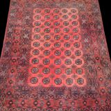 Tekké carpet, 205 cm x 280 cm, Turkmenistan, Wool, Perfect Condition, Circa 1980