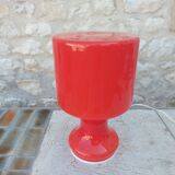 Vintage red opaline lamp from the 70'S