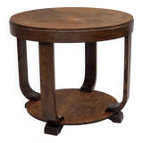 1950s, Danish artdeco coffee table, oak wood.