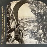 Old photography stereo, stereograph, luxury albumine 1903 Granada, Spain