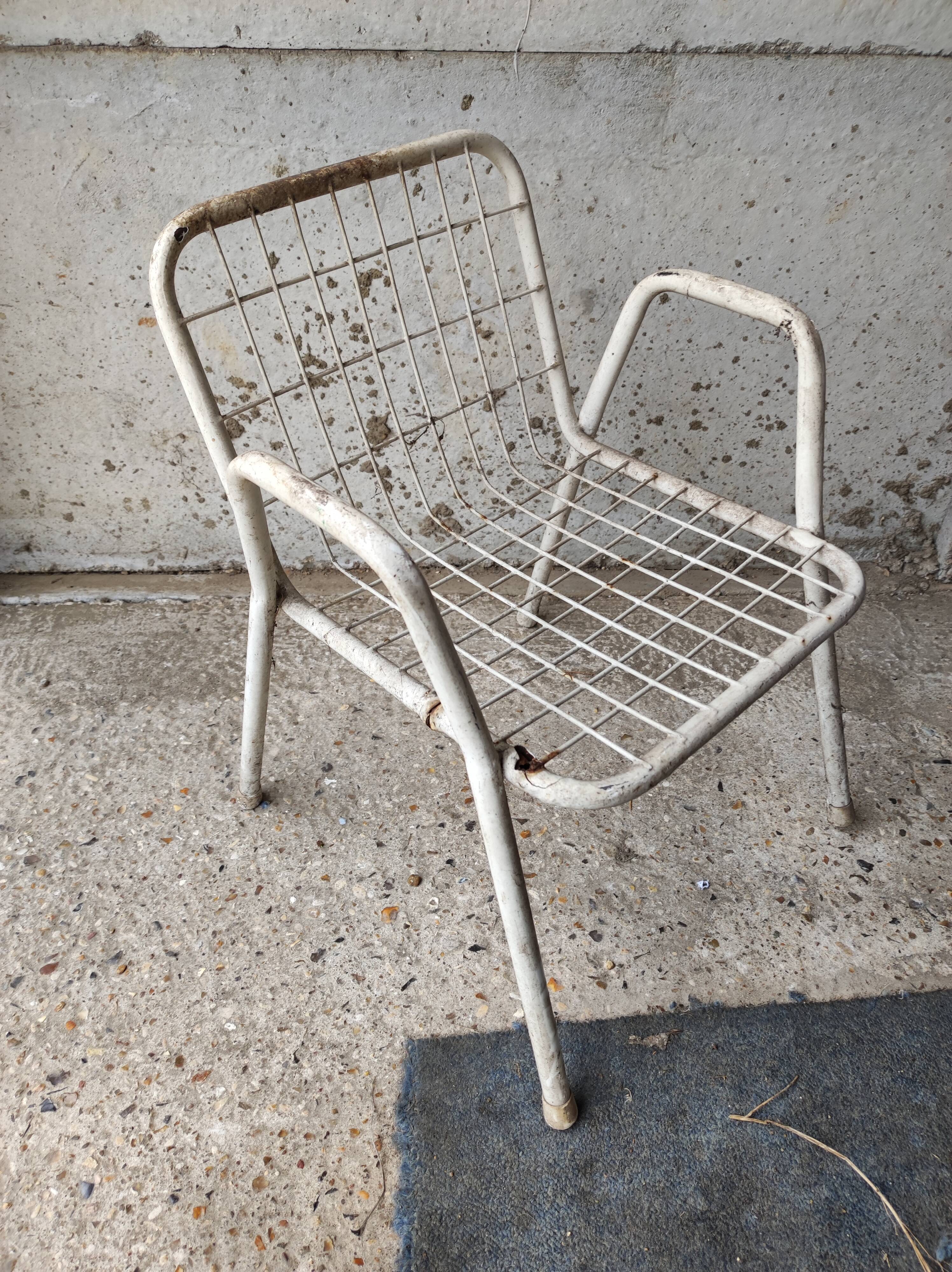 Vintage Rio EMU metal children's chair chair